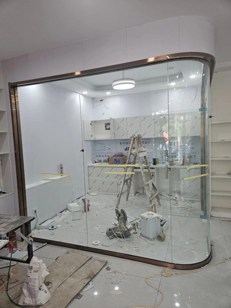 自贡市异形玻璃异形展柜玻璃 - 哪里好